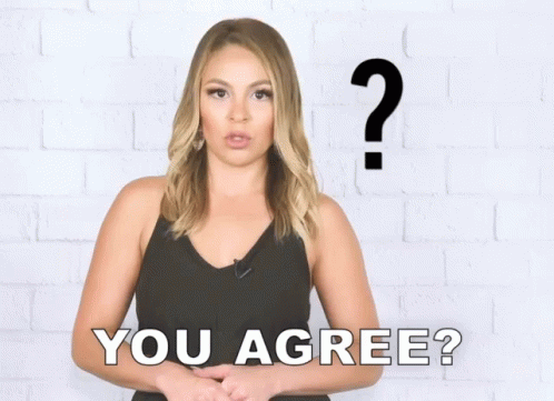 You Agree Vanessa Joy GIF