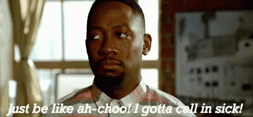 Ah-choo Call In Sick GIF