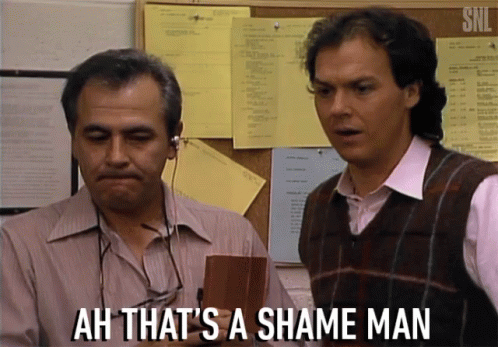 Ah That's A Shame Man Michael Keaton GIF