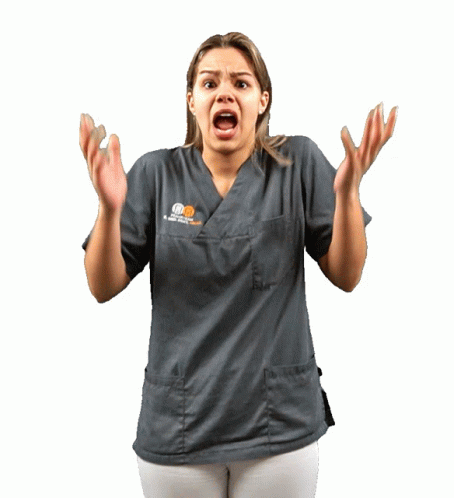 Ahhhh Screaming Lady GIF