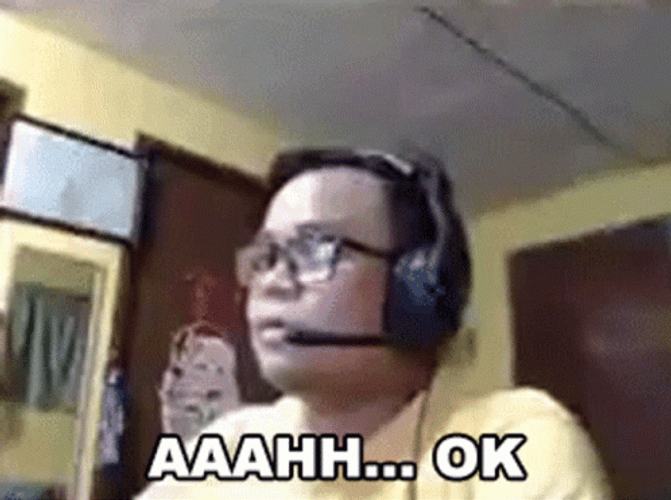 Ahhhh Ok Man On Headphone GIF