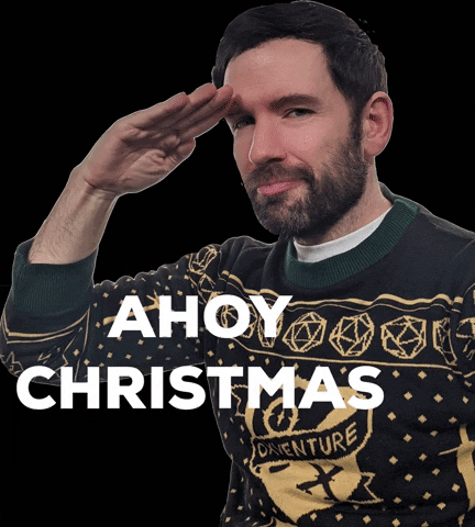 Ahoy Christmas Ugly Sweater GIF