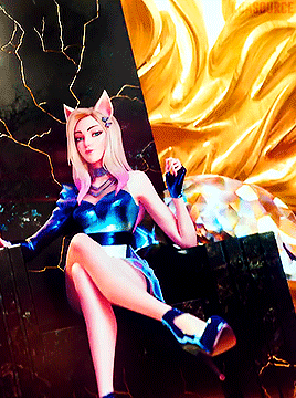 Ahri Anime Artwork GIF