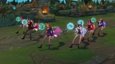 Ahri Anime Party Dancing GIF