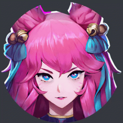 Ahri Anime Staring Moving Her Head GIF
