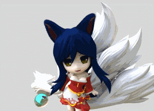 Ahri Dancing Sticker 3d GIF