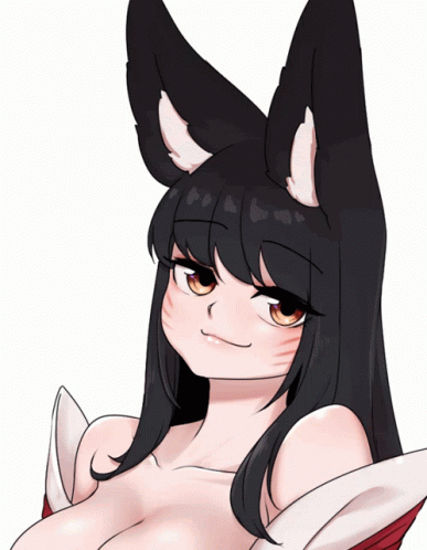 Ahri Moving Eyebrows Closer GIF