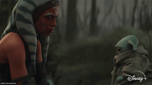 Ahsoka Tano Star Wars Baby Yoda GIF