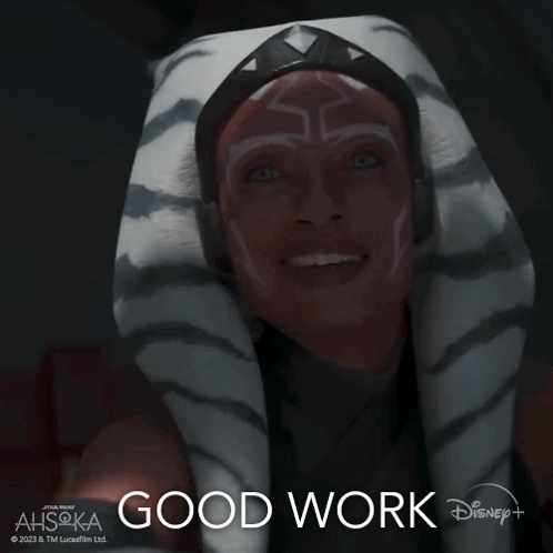 Ahsoka Tano Star Wars Good Work GIF