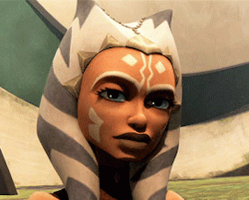 Ahsoka Tano Star Wars Side Eye Roll GIF