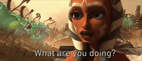 Ahsoka Tano Star Wars What Are You Doing GIF