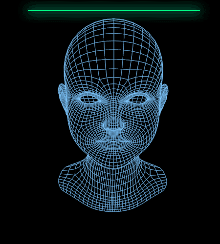 Ai Computer Face Scanning GIF