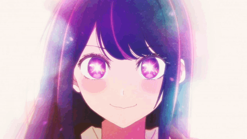 Ai Hoshino Angelic Sparkling Face GIF