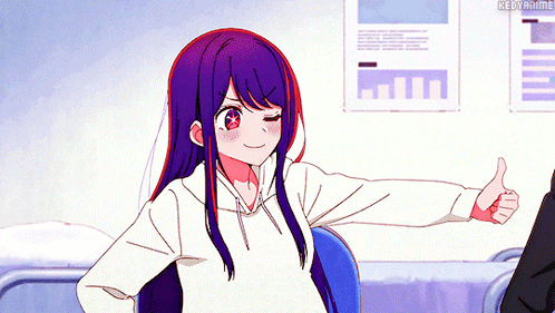 Ai Hoshino Giving Thumbs Up GIF