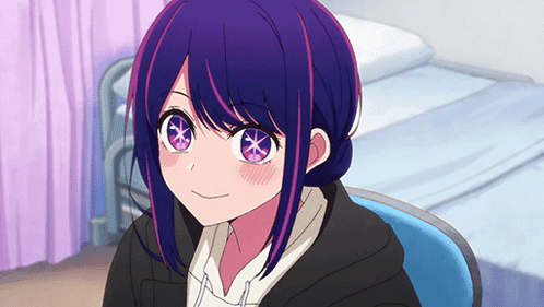 Ai Hoshino Shy Gesture GIF