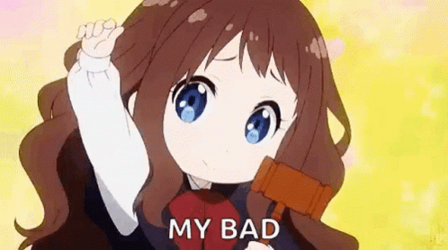 Ai Shindou Whoops My Bad GIF