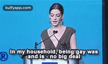 Aiciaein My Household, Being Gay Wasand Is - No Big Deal.Gif GIF