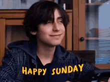 Aidan Gallagher Happy Sunday GIF
