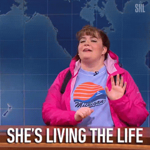 Aidy Bryant Living The Dream GIF
