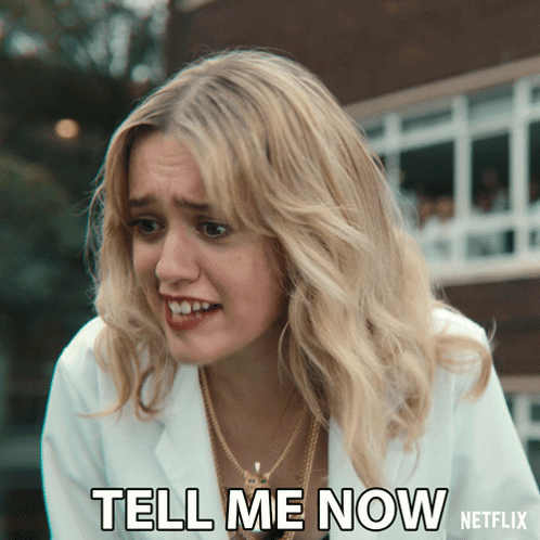 Aimee Lou Wood Tell Me Now GIF
