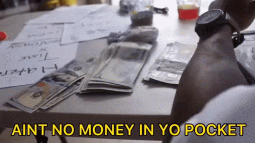 Ain't No Money In Your Pocket GIF