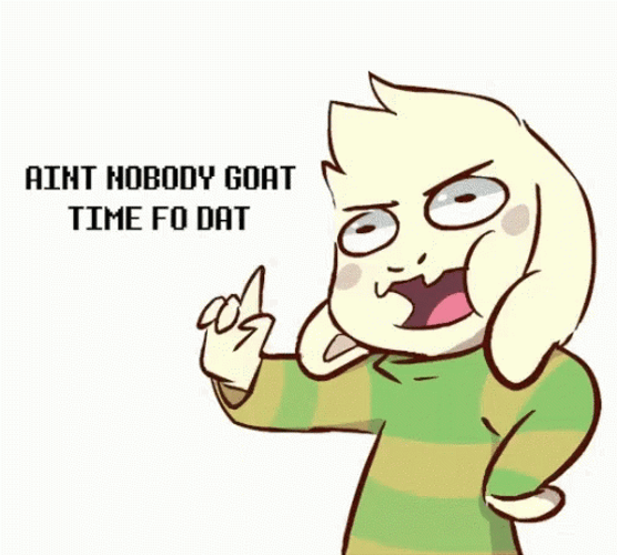 Ain't Nobody Got Time For That Cartoon Girl Vampire GIF