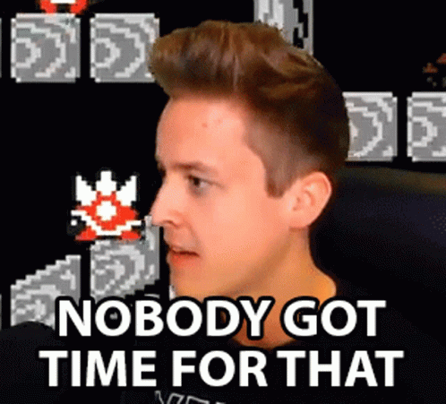 Ain't Nobody Got Time For That Spinning Background GIF