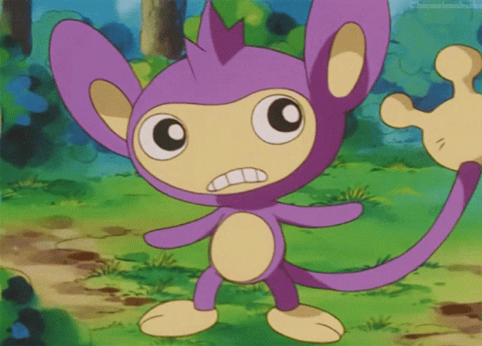 Aipom's Sigh Of Relief GIF