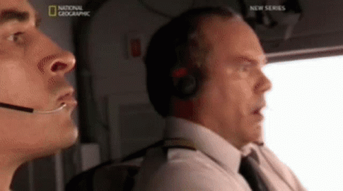 Air Canada Going Down Turbulence GIF