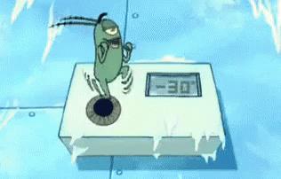 Air Conditioning Plankton GIF
