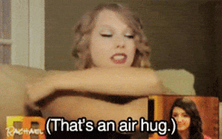 Air Hug Cute Taylor Swift Interview GIF