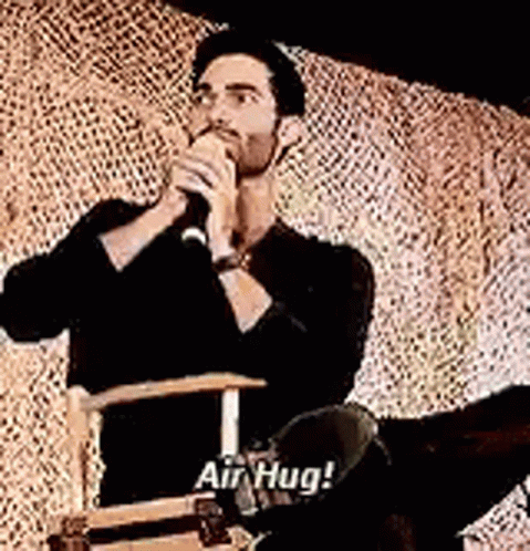 Air Hug Fans Handsome Tyler Hoechlin GIF