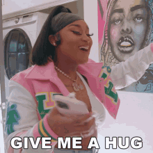 Air Hug Give Me It Happy Erica Banks GIF