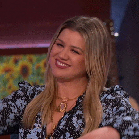 Air Hugging Kelly Clarkson Show GIF