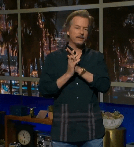 David Spade Air Quotes GIF