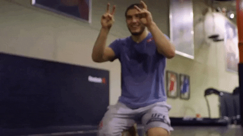 Work Out Air Quotes GIF