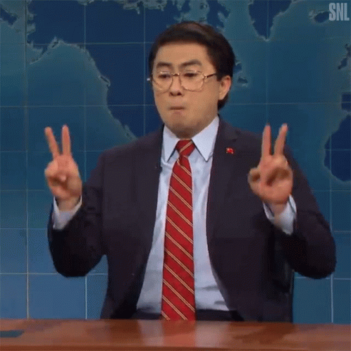 Saturday Night Live Air Quotes GIF