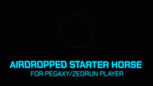 Airdropped Starter Horse For Pegaxy Zedrun GIF