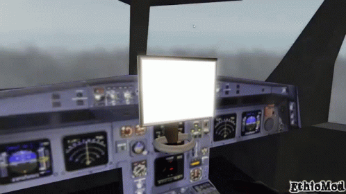 Airplane Cockpit With Ethiomod