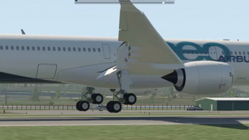 Airplane Landing Gears Landed GIF