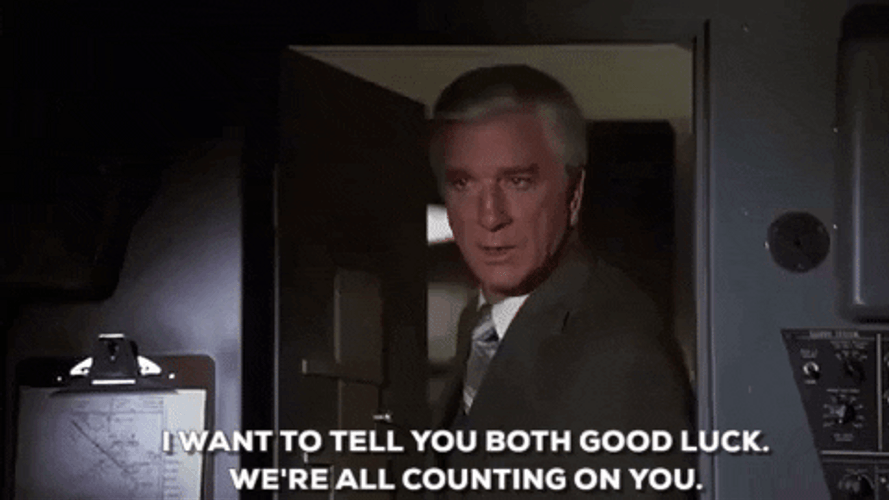 Airplane Movie We're All Counting GIF