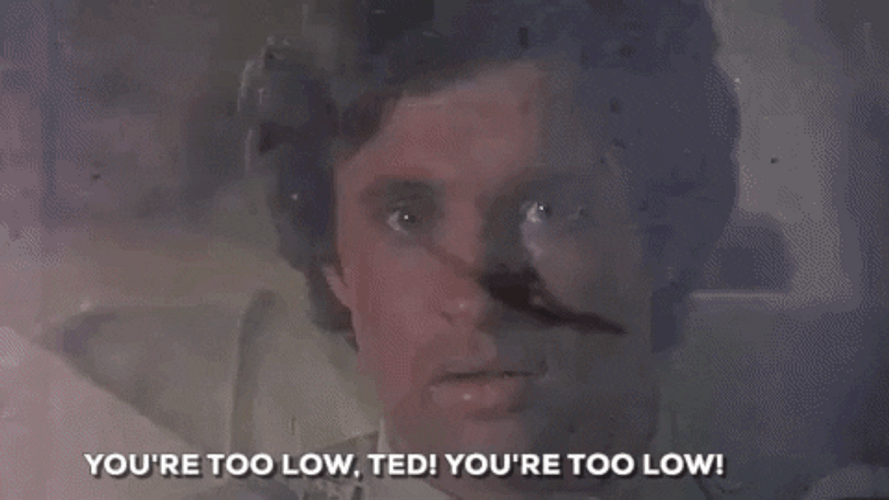 Airplane Movie You're Too Low GIF