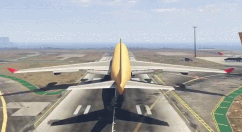 Airplane on Runway With Number 11