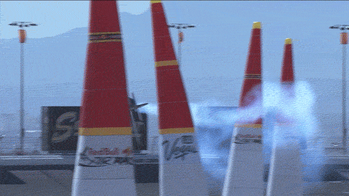 Airplane Racing Track GIF