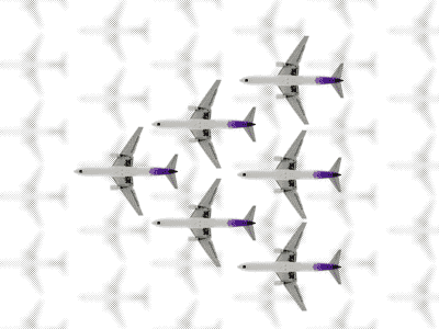 Airplane Spinning Around GIF