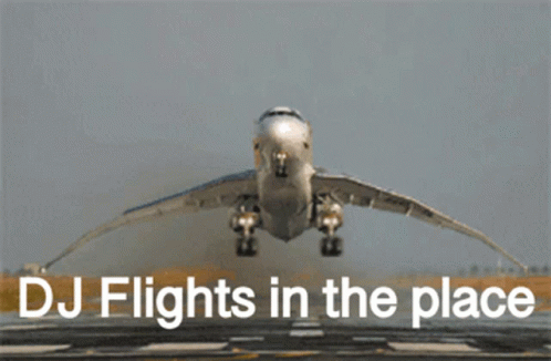 Airplane Taking Off Dj Flights