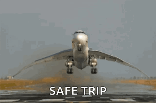 Airplane Taking Off Safe Trip