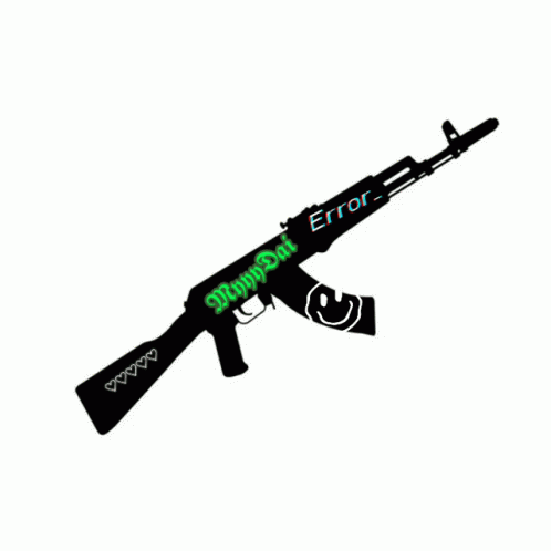 AK-47 Silhouette With Error