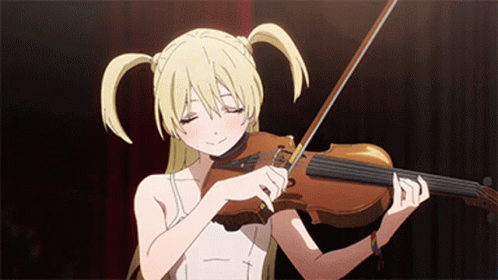 Akebi Chan Violin GIF