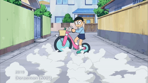 Akira Slide Nobi Nobita From Doraemon GIF